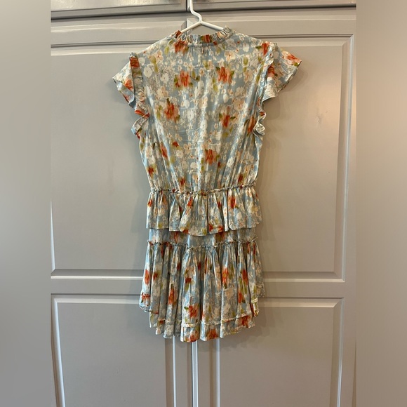 MISA Las Angeles Lillian Floral Mini Ruffle Dress - Picture 5 of 5